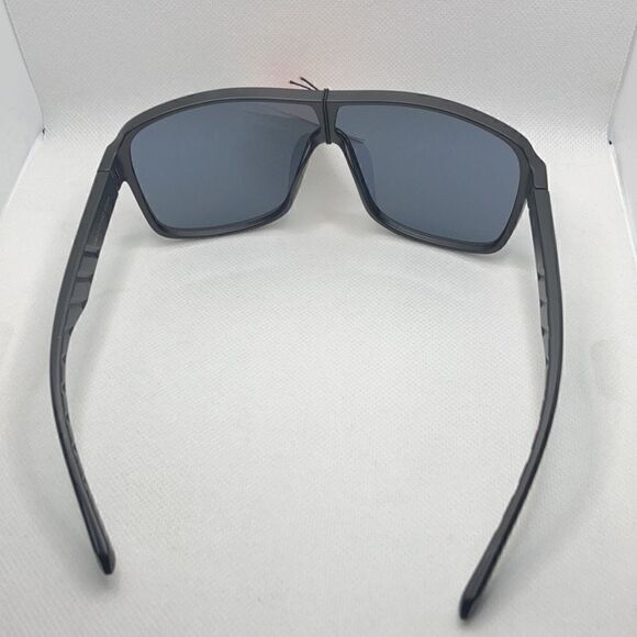 Dxtreme Shield Mens Black Frame Dark Lens Sunglasses - Picture 4 of 4